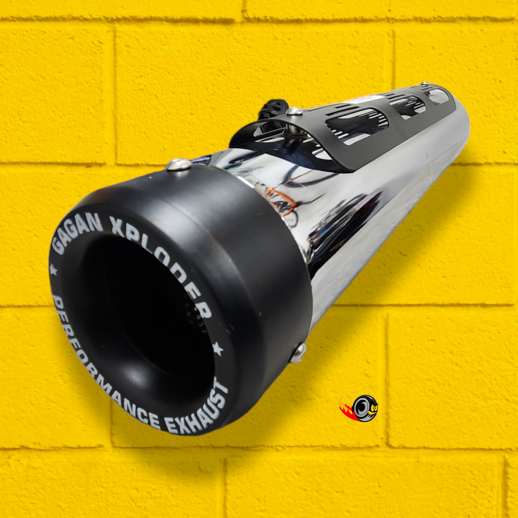 EXPLODER DBX Chrome Exhaust – MOTO STORE INDIA