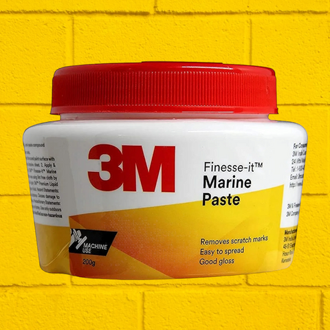 3M Finesse It Marine Car Paste (100g ) | Remove Minor Scratch Marks from Heavily Oxidized Surfaces | Adds more Gloss |